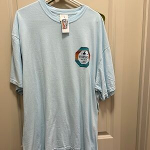 Light Blue Graphic T-Shirt